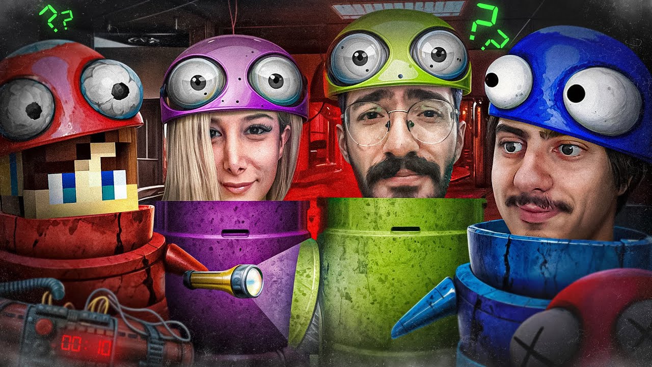 با منگل ترین گنگ ممکن رفتم دزدی 💀😰 R.E.P.O