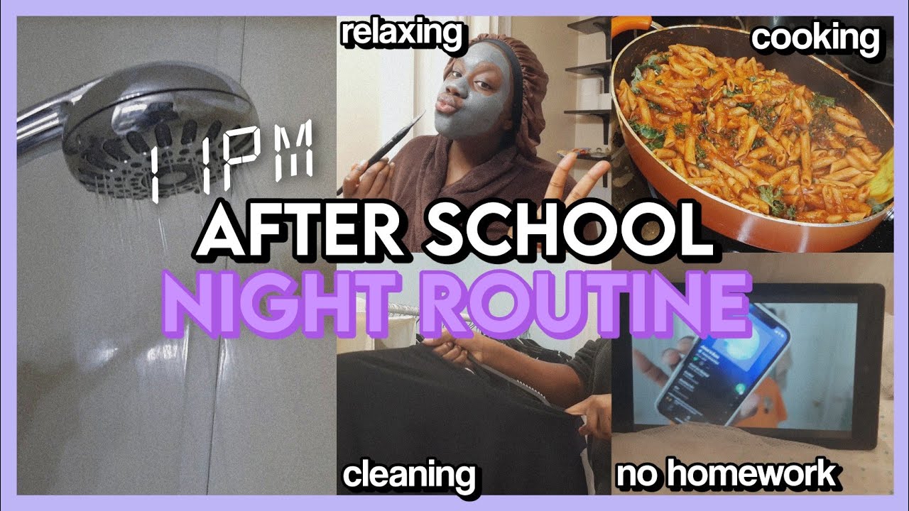 my 11pm *realistic* After School NIGHT ROUTINE 2021
