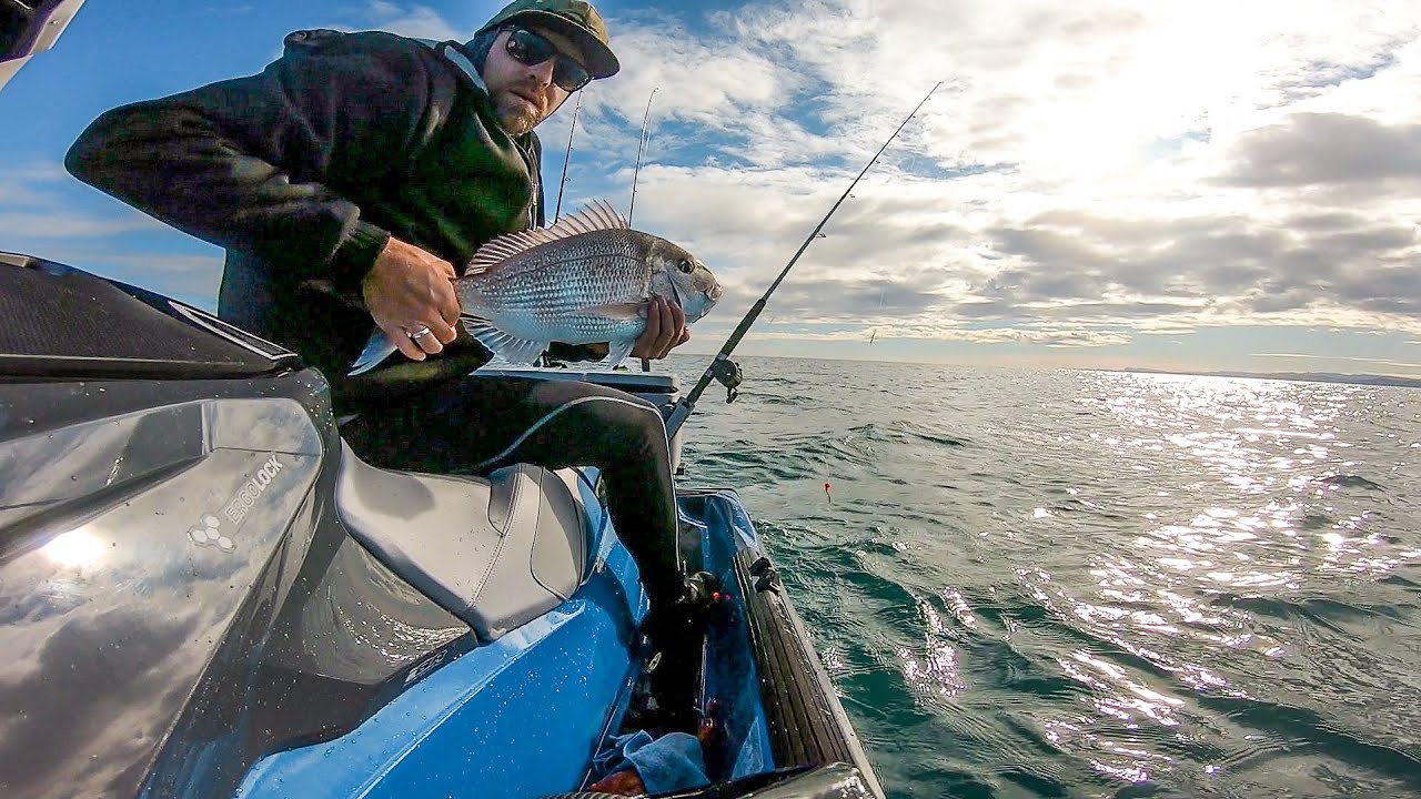 North Taranaki SNAPPER and GURNARD fishing on a SEADOO