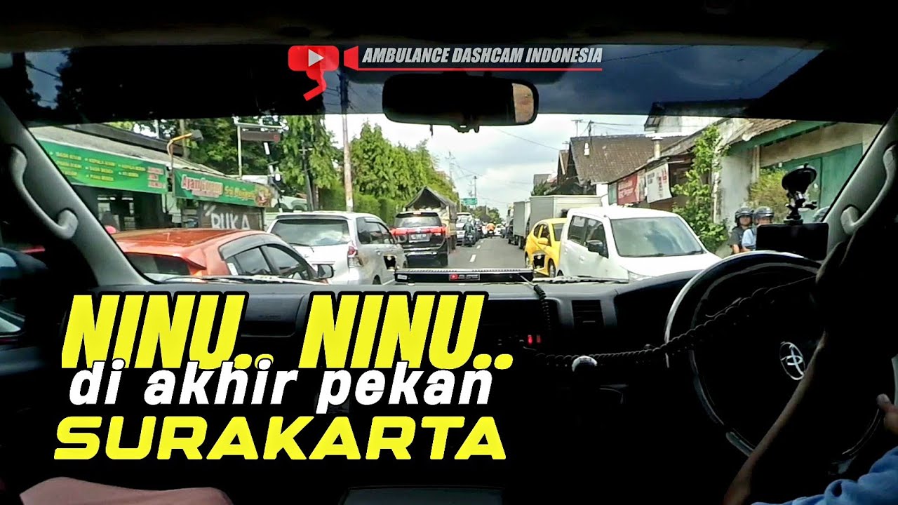 AMBULANCE DRIVER on duty menuju surakarta | dashcam