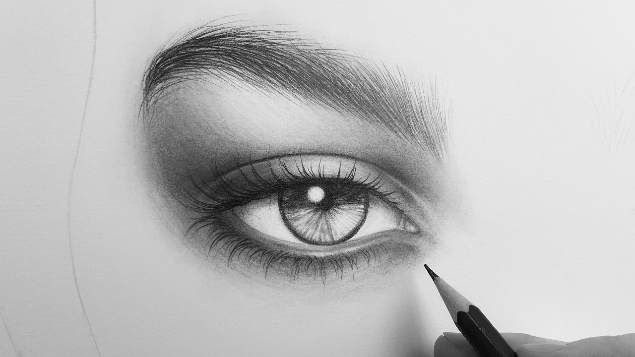 How I Draw a Realistic Eye | Graphite Portrait Drawing Series | Episode 1