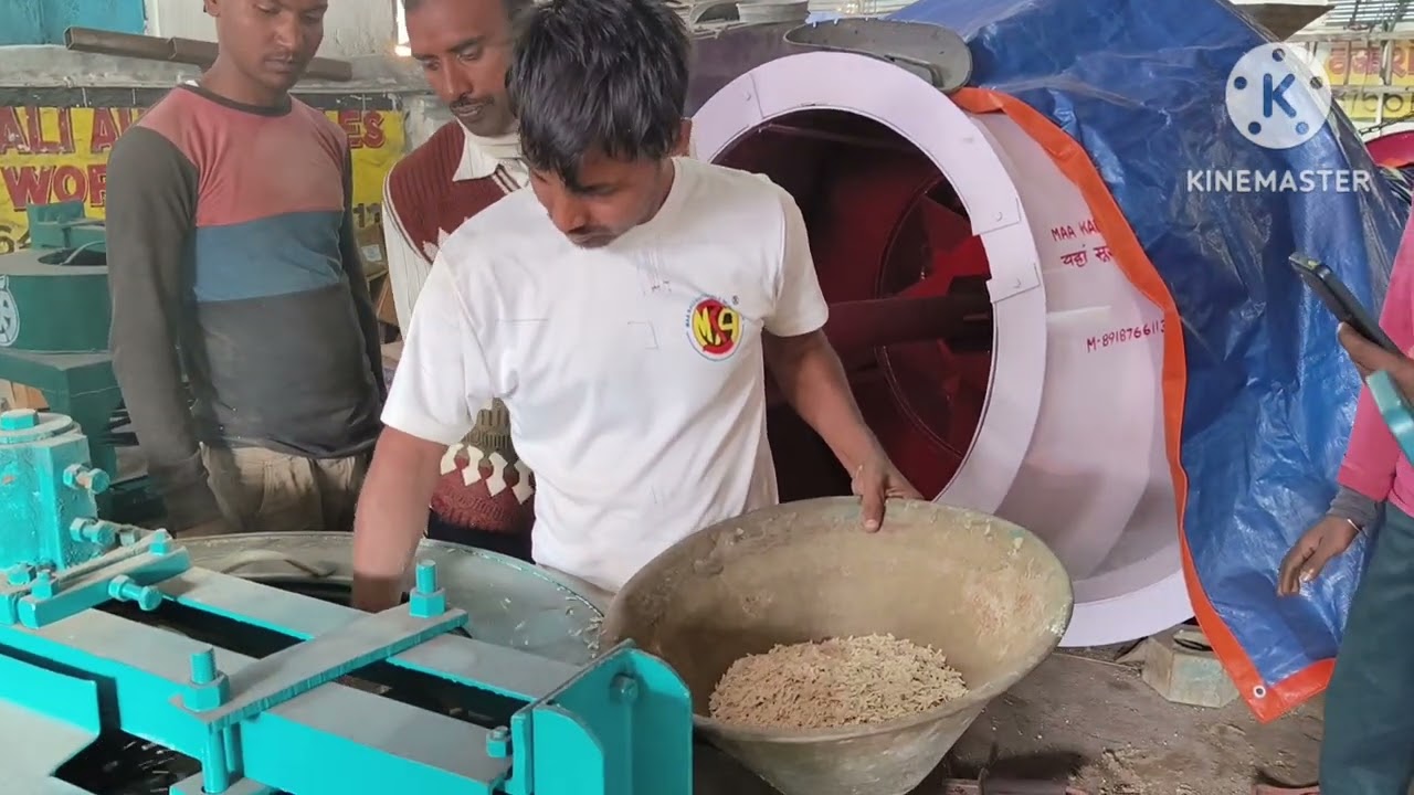 চিড়া তৈরির মেশিন, অটোমেটিক চিড়া মেশিন, Paddy roster machine, Poha Making Machine