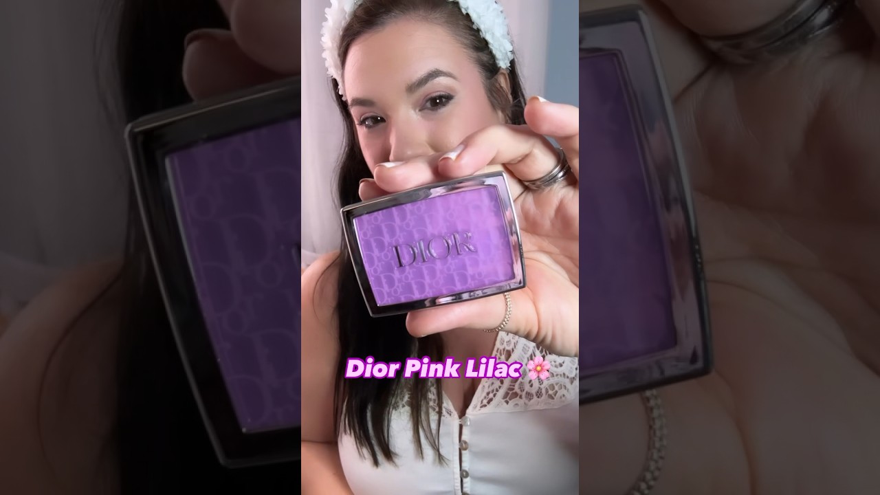Dior Rosy Glow Pink Lilac Blush Swatch!