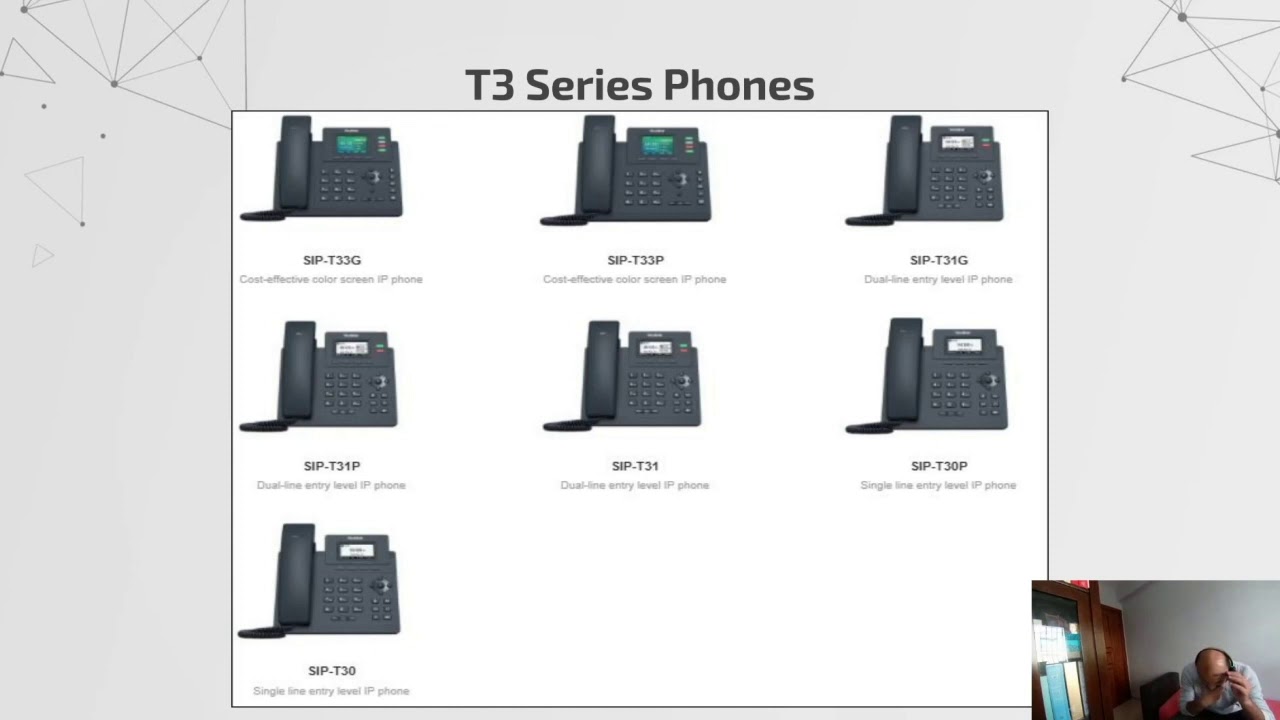 3cx et les Téléphones Yealink