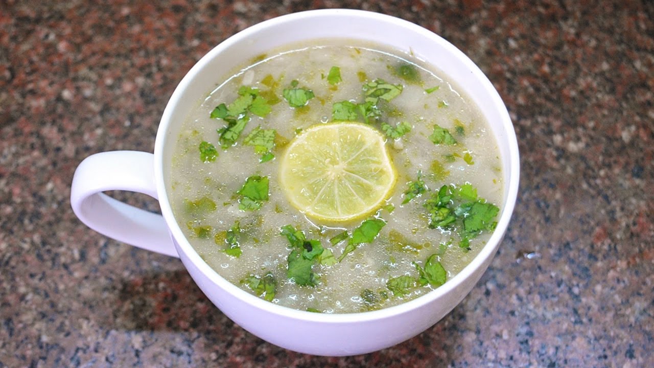 Lemon Coriander Soup - A Refreshing Soup