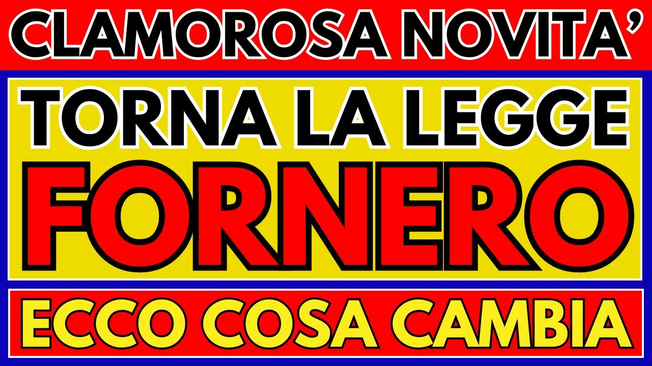 ✅Clamorosa Novit&agrave; sulle Pensioni 2026 👉 Torna la Legge Fornero 👉 Ecco Cosa Cambia per Tutti!