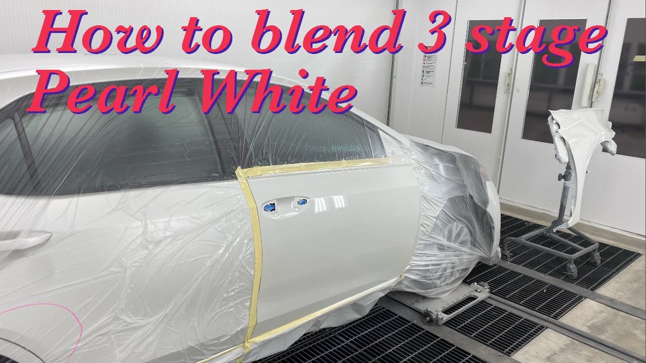 Blending 3 stage pearl white with Axalta!