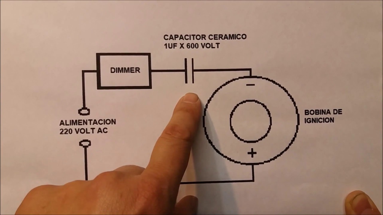 GENERADOR DE ALTA TENSION 30000 VOLT CON BOBINA DE IGNICION Y DIMMER MUY FACIL  Recalibrando