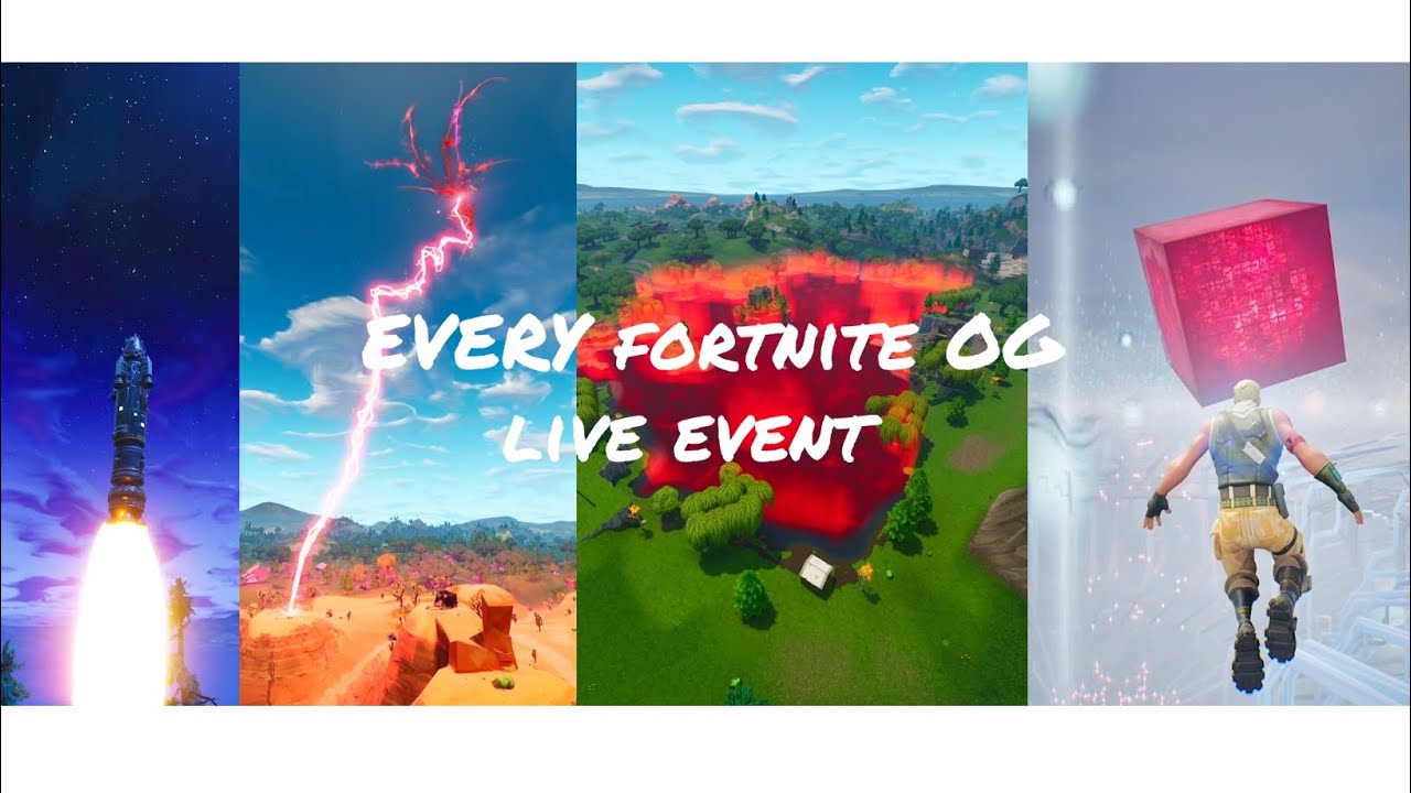 Every Fortnite OG live event(including Zero Hour)