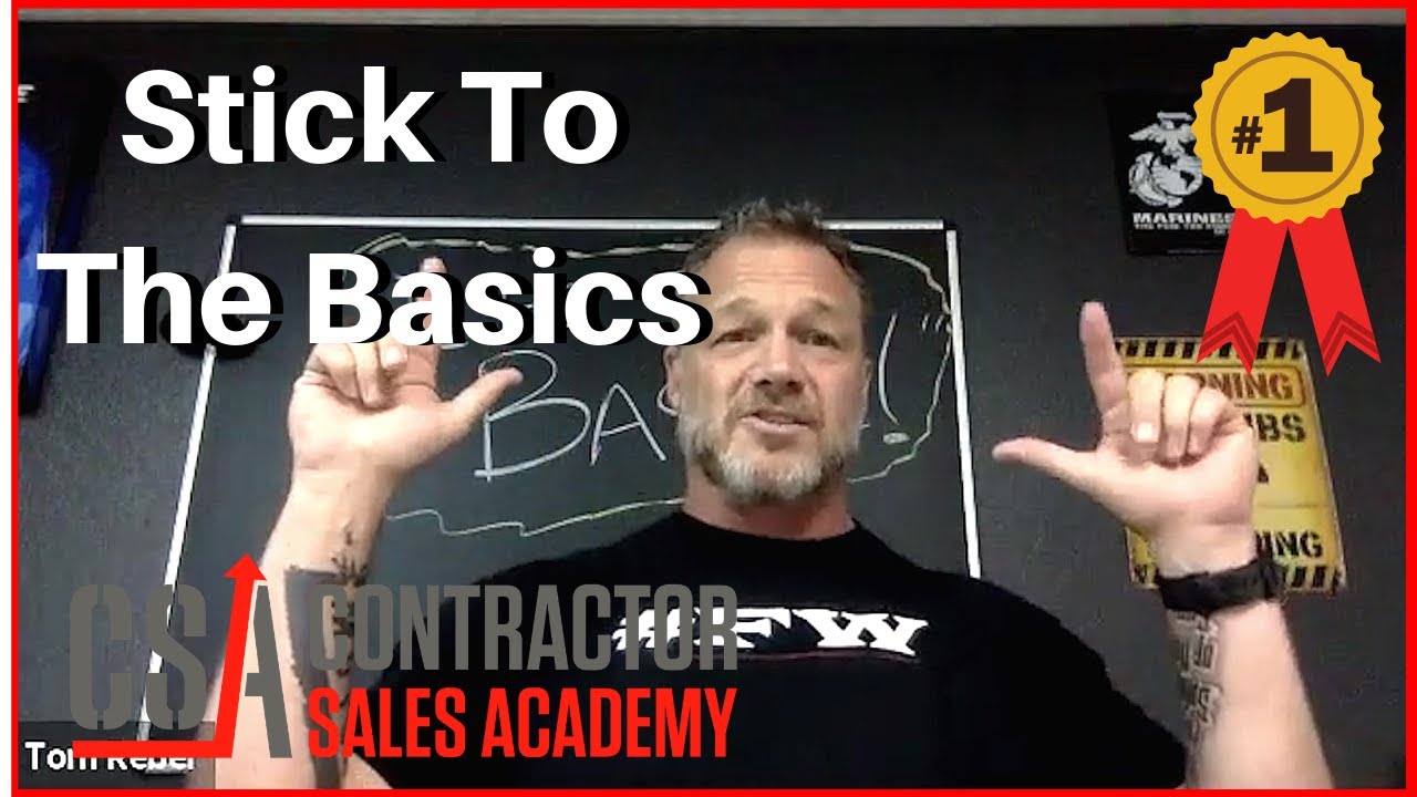 The Most Important Sales Training Tip | Contractor Sales Academy