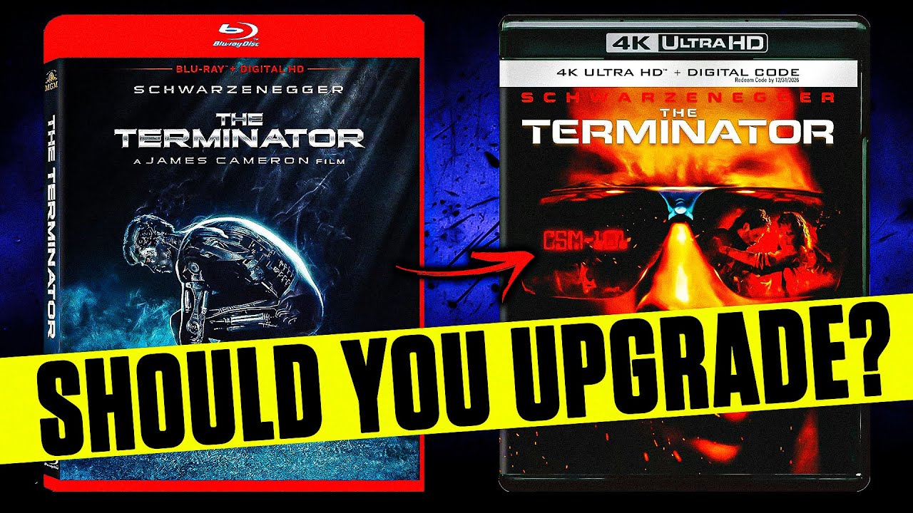 Терминатор (1984) 2015 Remastered Blu-ray и сравнение 4k Ultra HD!
