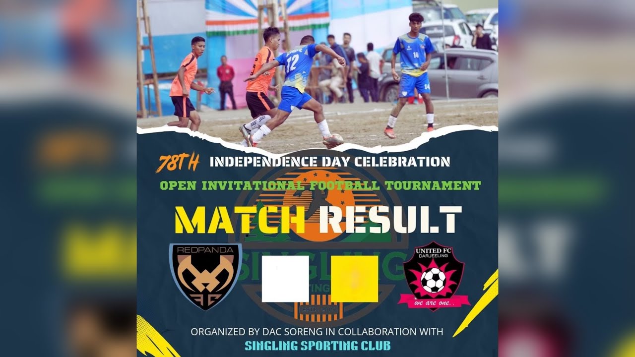 Highlight Match Played Between Red Panda FC V/S United FC Darjeeling At Soreng Play Ground ⚽️⚽️