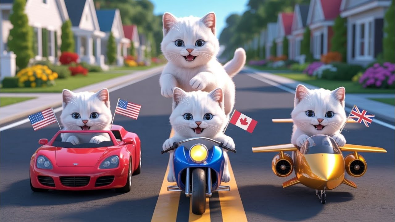 Mama Cat Turns Fur Into a Tiger Hat for Kittens 🐯🐱 | Emotional AI Cat Story 