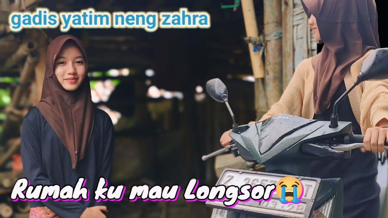 GADIS NENG ZAHRA || RUMAH NYA TERGERUS LONGSOR