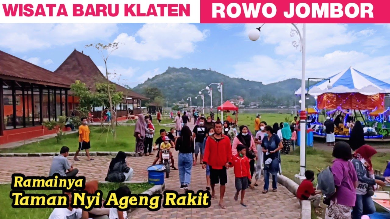 Wajah Baru Rowo Jombor Klaten || Taman Nyi Ageng Rakit || Wisata Baru Klaten Jawa Tengah