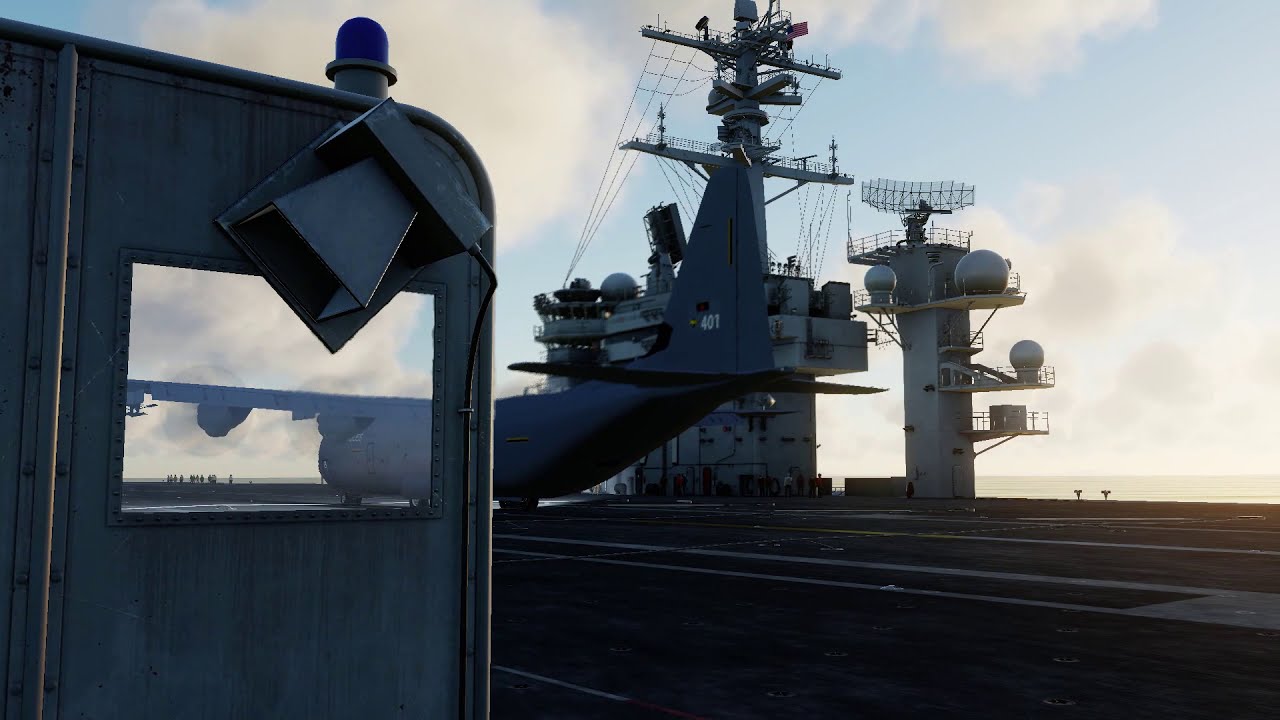DCS World • Hercules Carrier Supply Run