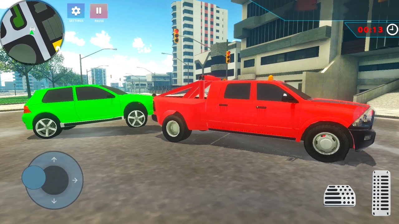 Road Tow Truck Service Simulator #3 - Car Towing and Fixing - Android Gameplay