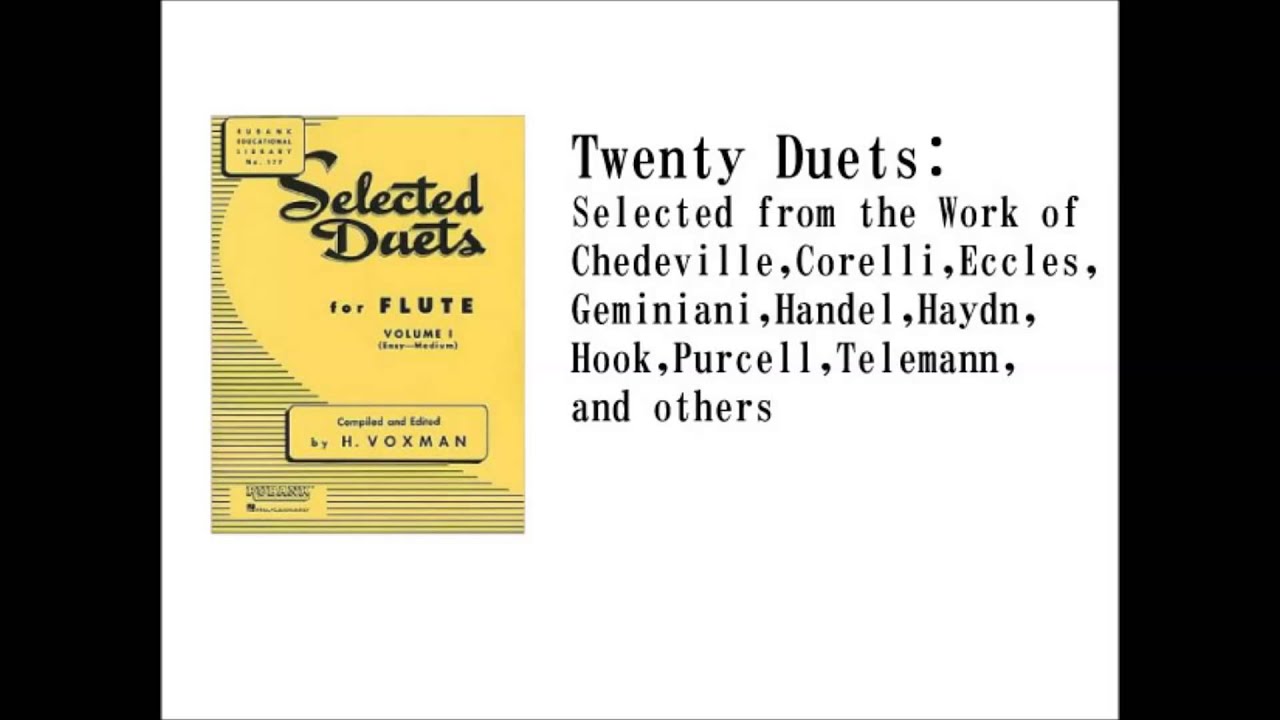 【Lesson】Twenty Duets for Flute part 1