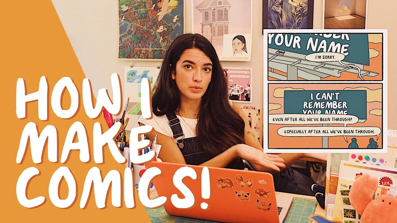HOW I MAKE COMICS! ☆ (Idea/Sketch/Linework/Color + Q&A)