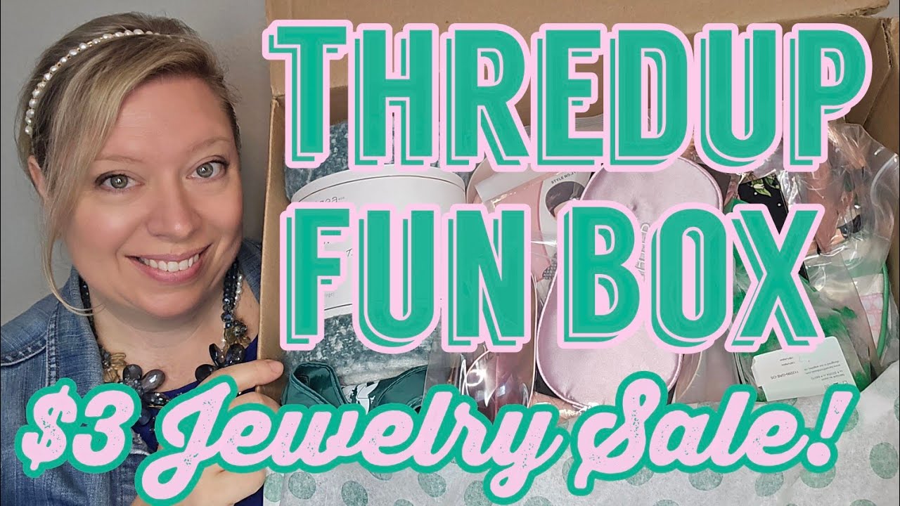 LILLY PULITZER 🩷💚 J. CREW in this Thredup Fun Box Unboxing BONUS $#3 Jewelry Sale! #mysterybox