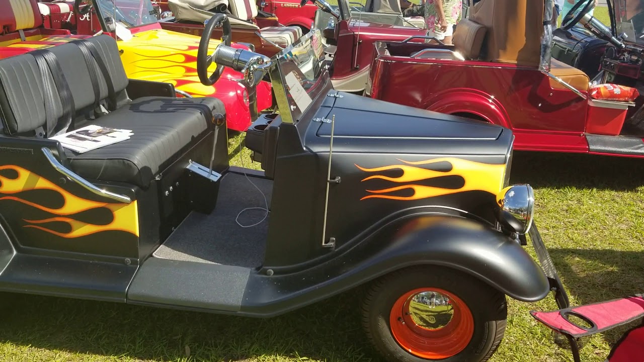 The ONLY Golf cart show - Custom Carts in the Villages Florida.
