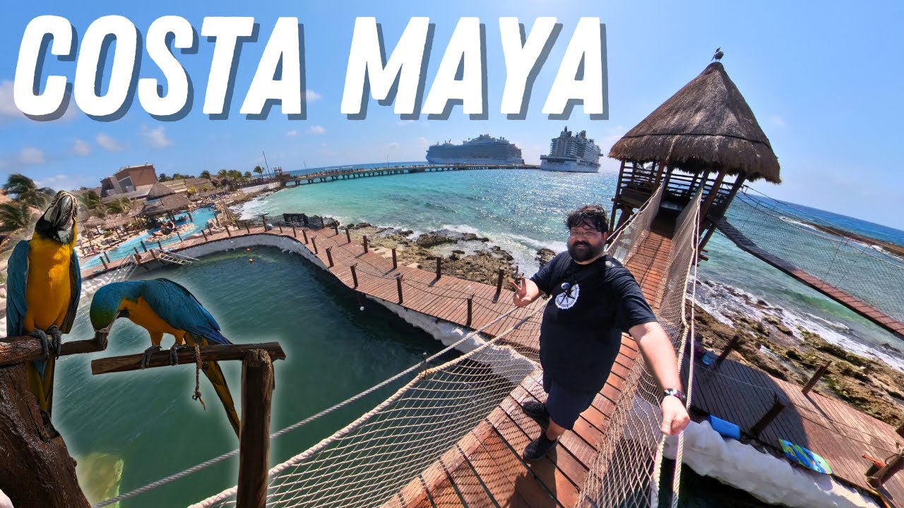 Costa Maya Cruise Port in Mexico (VR180)