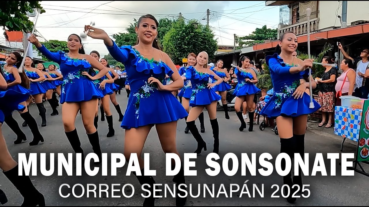 BANDA MUNICIPAL DE SONSONATE CENTRO  | Desfile del Correo Sensunapán 2025