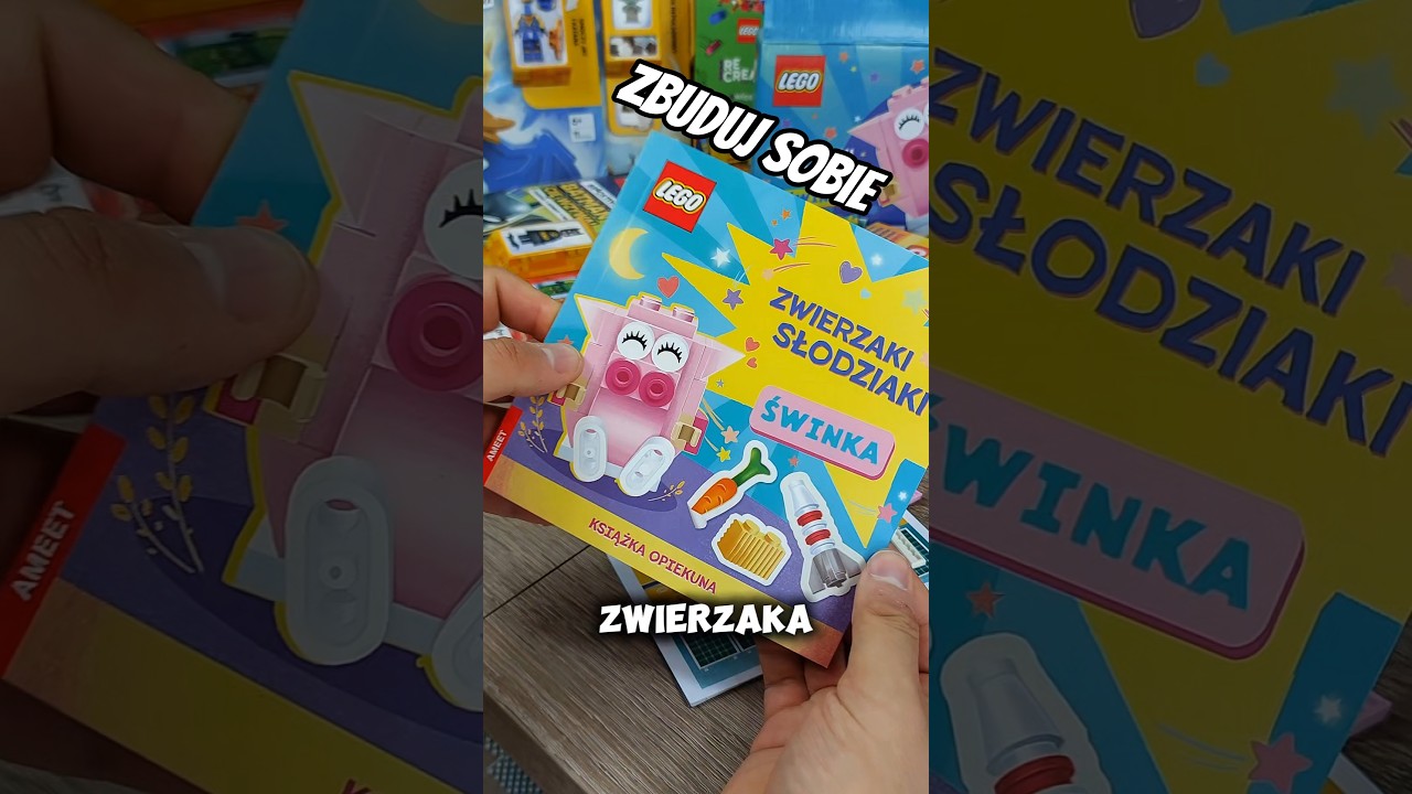 📚 Zwierzaki Słodziaki, ReCreate i Bricktivity, czyli nowości od AMEET #wsp&oacute;łpraca #LEGObooks
