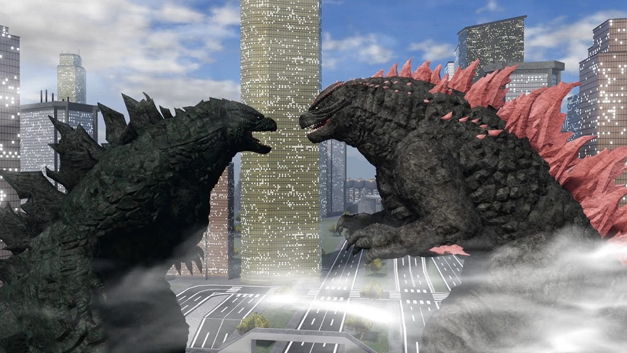 EVOLVED GODZILLA 2024 vs DAGON - Roblox Age of Titans