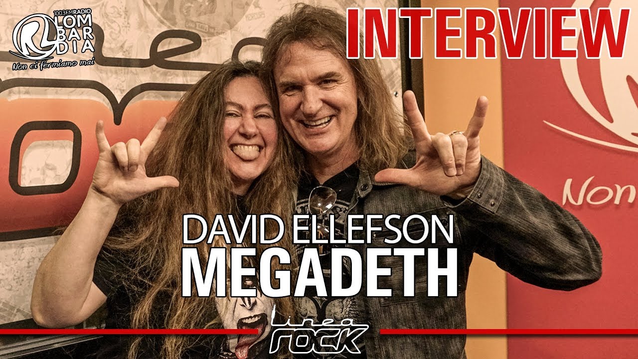 MEGADETH - DAVID ELLEFSON interview @Linea Rock 2019 by Barbara Caserta