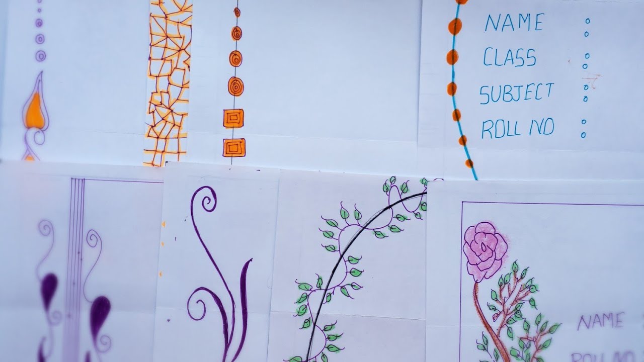 SIMPLE 2020 BORDER DESIGN FOR PROJECT | SEASONAL VIDEOS