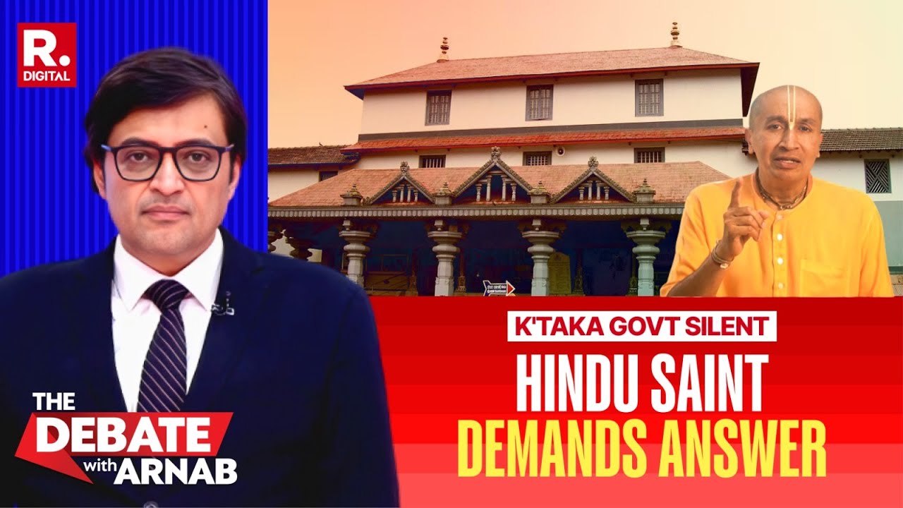 Saint Gauranga Das Prabhu Demands Answer On The Conspiracy To Defame Dharmasthala On Arnab's Debate