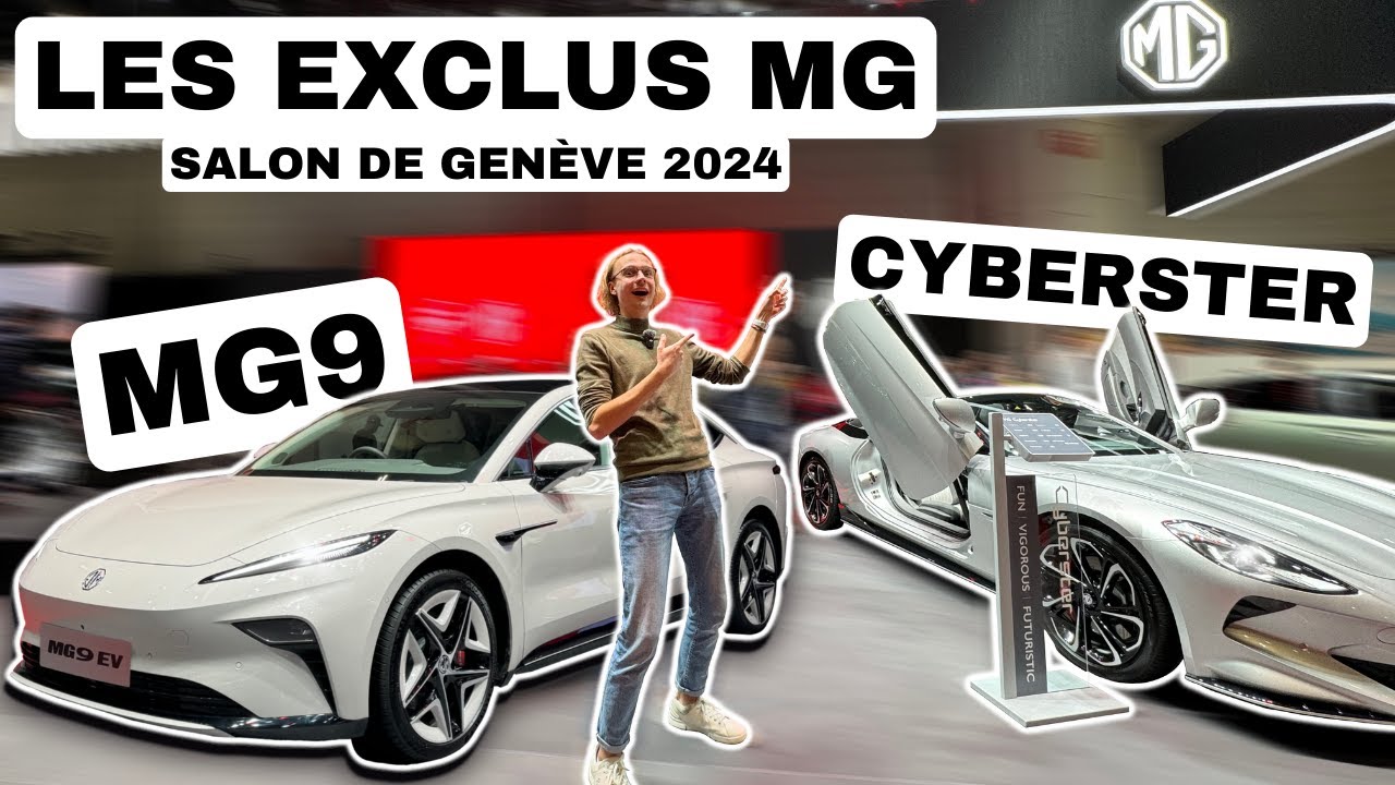 Voici les MG9, MG Cyberster et d'autres nouveautés présentées à Genève !