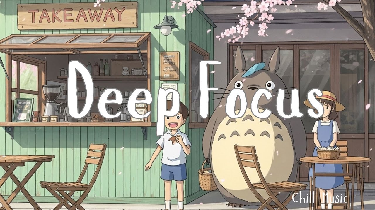 Soft Ghibli Piano for Deep Focus⌛| Music for Studying and Concentration