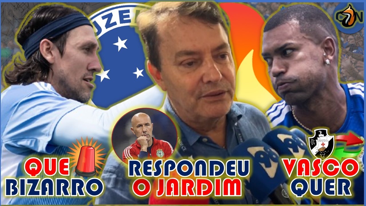 SAIU 🔥👊🏼 PEDRINHO RESPONDEU O JARDIM 🎯 VASCO QUER VOLANTE DO CRUZEIRO 😳 CÁSSIO E+ #futebol