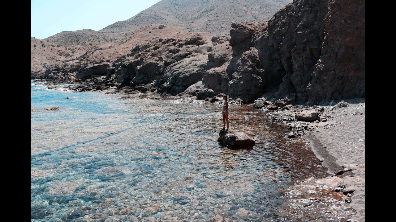 Piedra Galera Beach & Cala Escondida Beach Walk July 2021 in Cabo de Gata, Almería - Spain [HQ]
