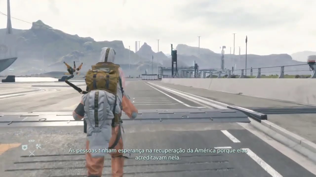 Missão levar o corpo da mãe do Sam para o descarte e incineração ( Death Stranding episodio 2 PS4)