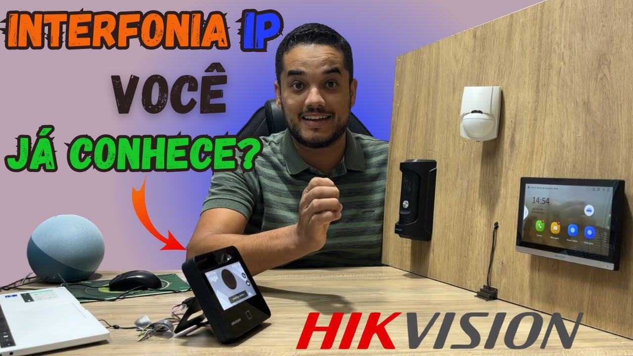 Você, Necessita Conhecer á Tela, Vídeo Porteiro Hikvision DS-KH6350-WTE1, Integrada na Alexa.