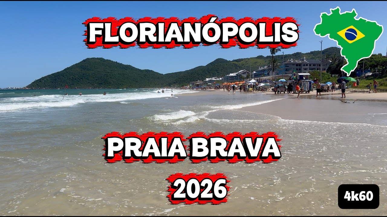 Maravilhosa Praia Brava 4k. Florianópolis, Brasil. || Amazing Praia Brava beach at Floripa.