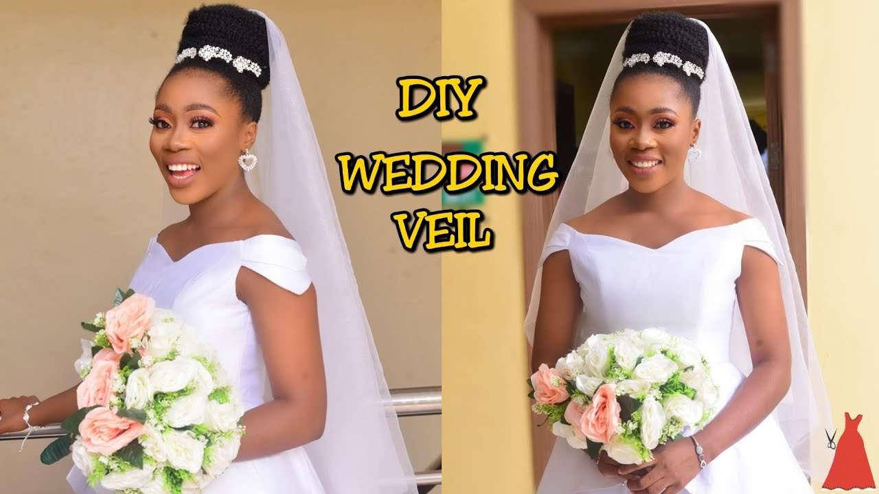 How I Made My Wedding Veil | easy method | @Stitchadress