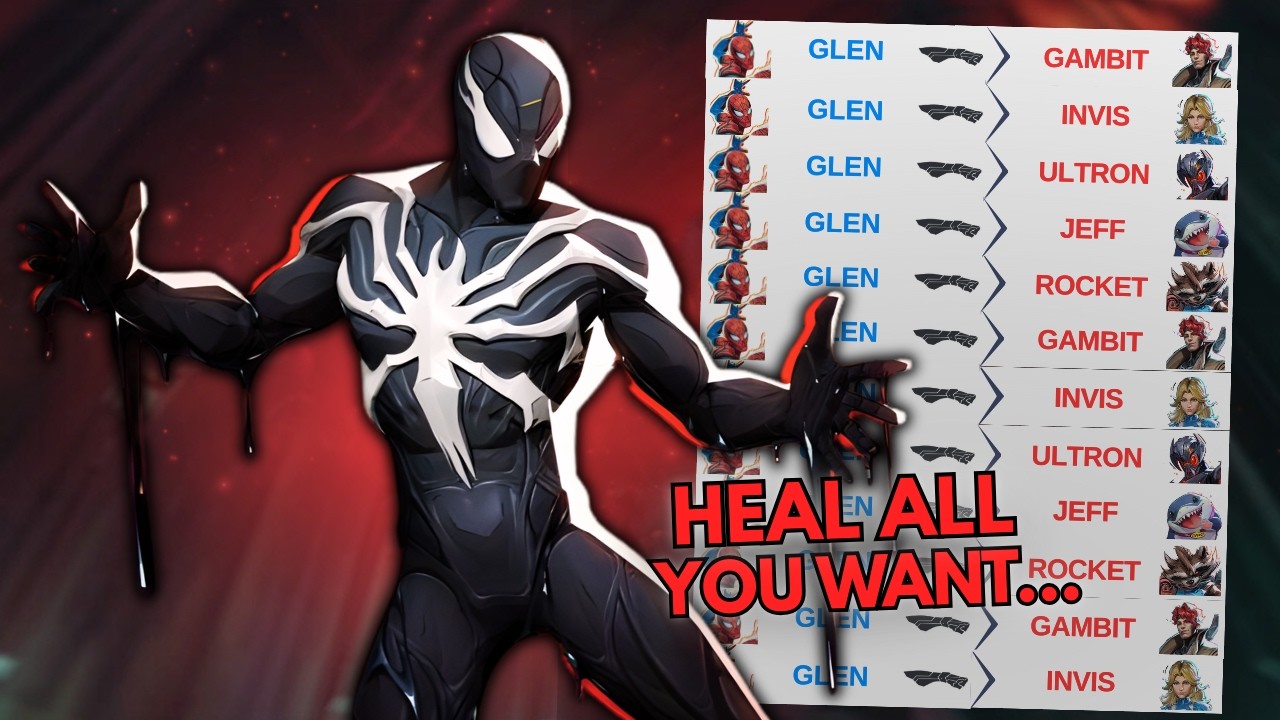 Triple Healing Couldn’t Stop Black Suit Spider-Man (Marvel Rivals)