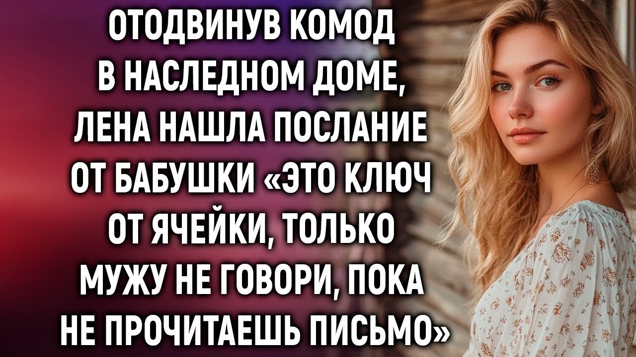 Лена нашла послание бабушки и поняла, что её брак под угрозой
