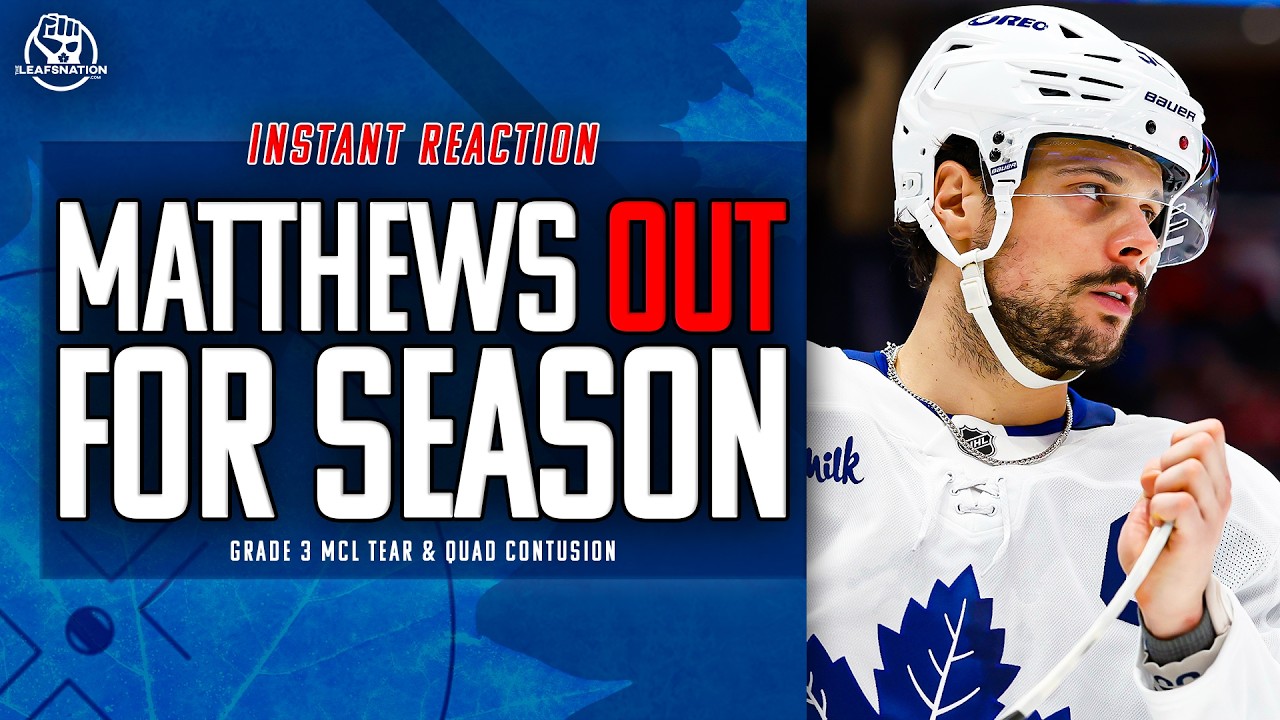 Matthews OUT With MCL Tear After Gudas Knee | Leafs Culture Questioned...