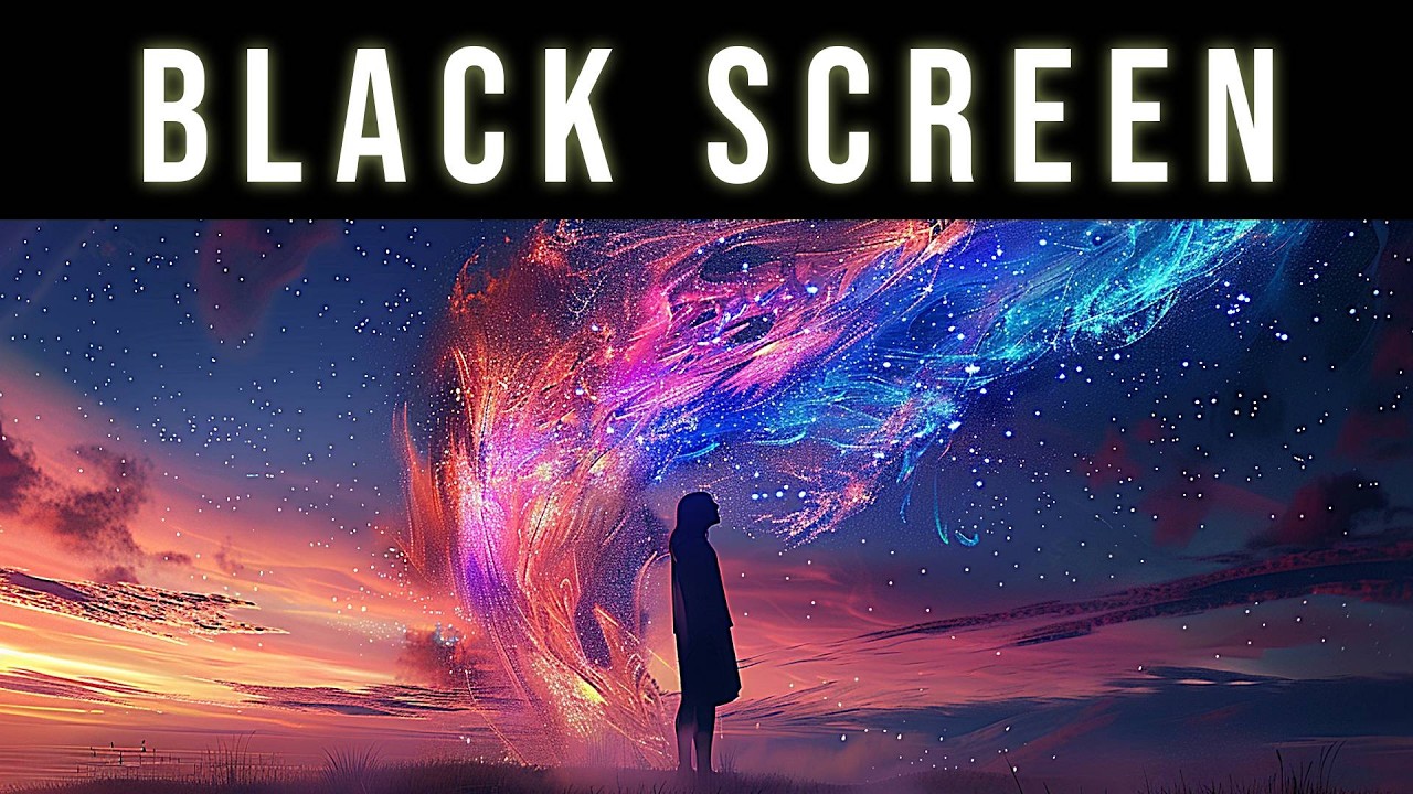 Manifest Wealth, Love & Happiness | Manifestation Law Of Attraction Black Screen Sleep Meditation