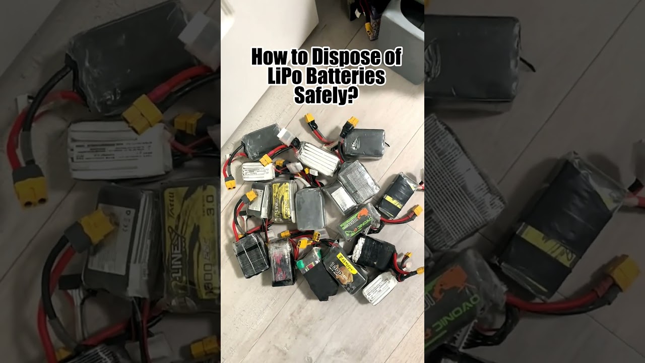 Как безопасно утилизировать LiPo-аккумуляторы?