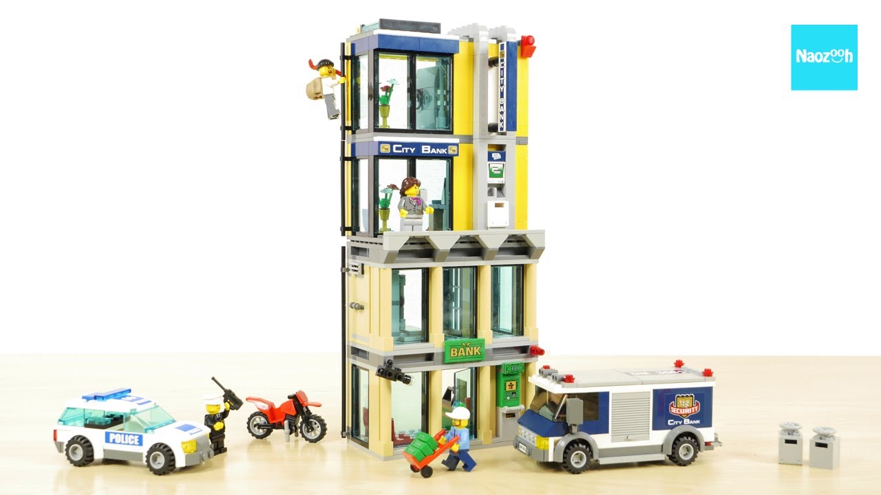 セット合体！  レゴ シティ ポリス 銀行と現金輸送車 3661　／ LEGO City Police Bank & Money Transfer 3661