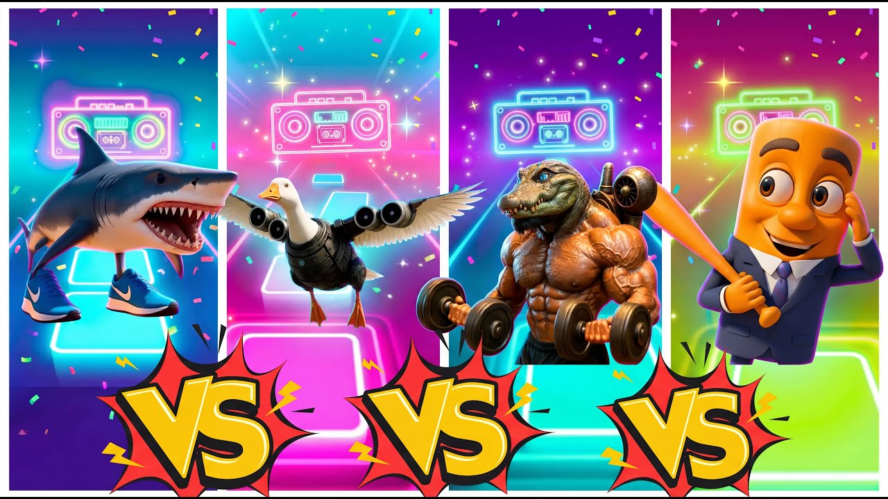 Beat This Tiles Hop Challenge! | Tiles Hop vs Sprunki Battle | BRAINROT MEGA BATTLE