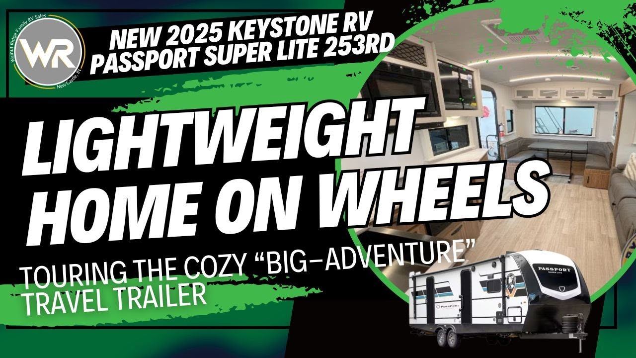 Rolling Through the 2025 Keystone Passport Super Lite 253RD with Ricky Evans! 🚐
