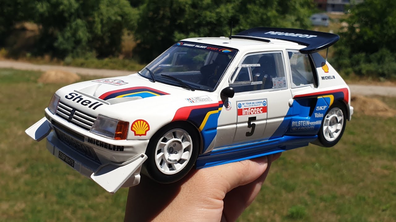 1986 Peugeot 205 T16 E2 Saby + Fauchille  IXO ALTAYA 1/18