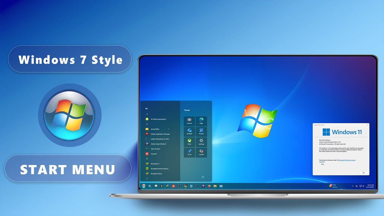 Windows 7 Style Start Menu for Windows 11 &ndash; Easy Windhawk Tutorial